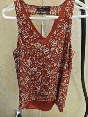 Sanctuary Rust Floral V-Neck Camisole